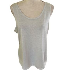 Michael Edwards Silver Tank top XL
